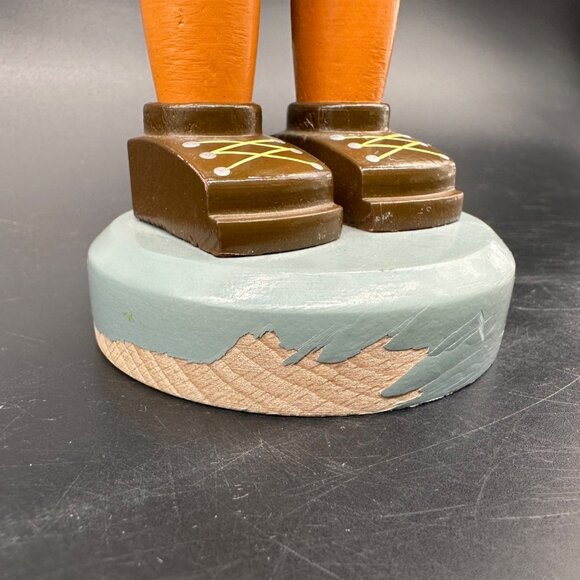 Vintage Ver Hodrewa Rosenthal Wood Nutcracker Oktoberfest Germany Green Pub Beer - Picture 11 of 14